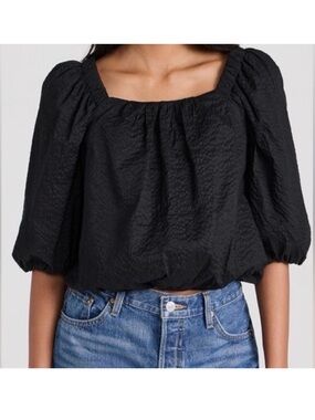 Ayr The Midsummer Top Black Size Medium